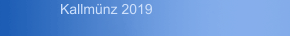 Kallm&uuml;nz 2019