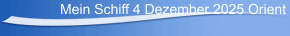 Mein Schiff 4 Dezember 2025 Orient